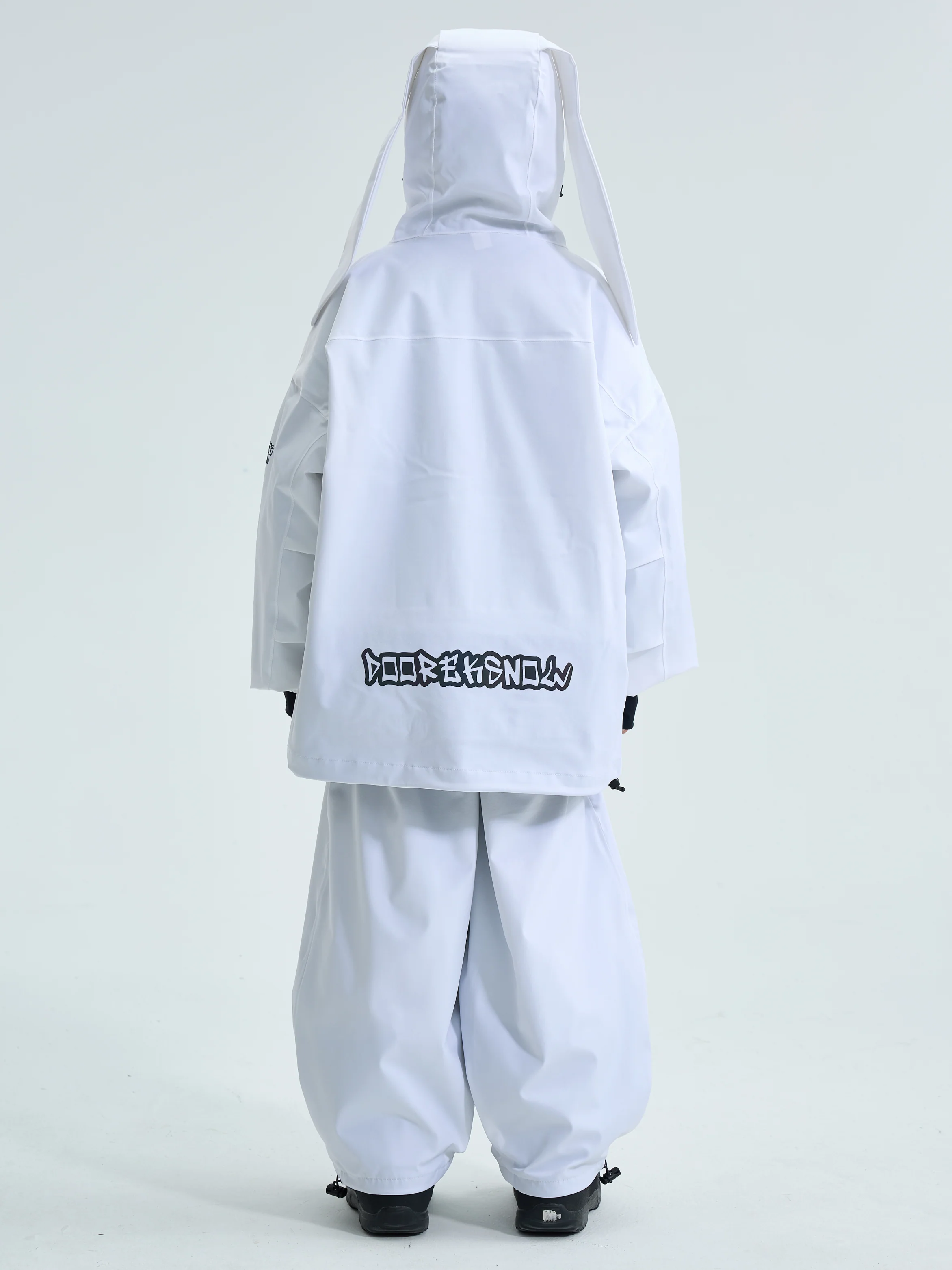 Doorek Kids Detachable Rabbit Ears Hooded Snow Suits - Image 6