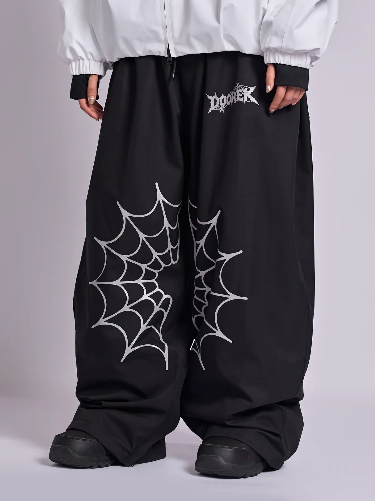 Doorek Spider Reflective Baggy Snow Pants - Unisex - Image 2