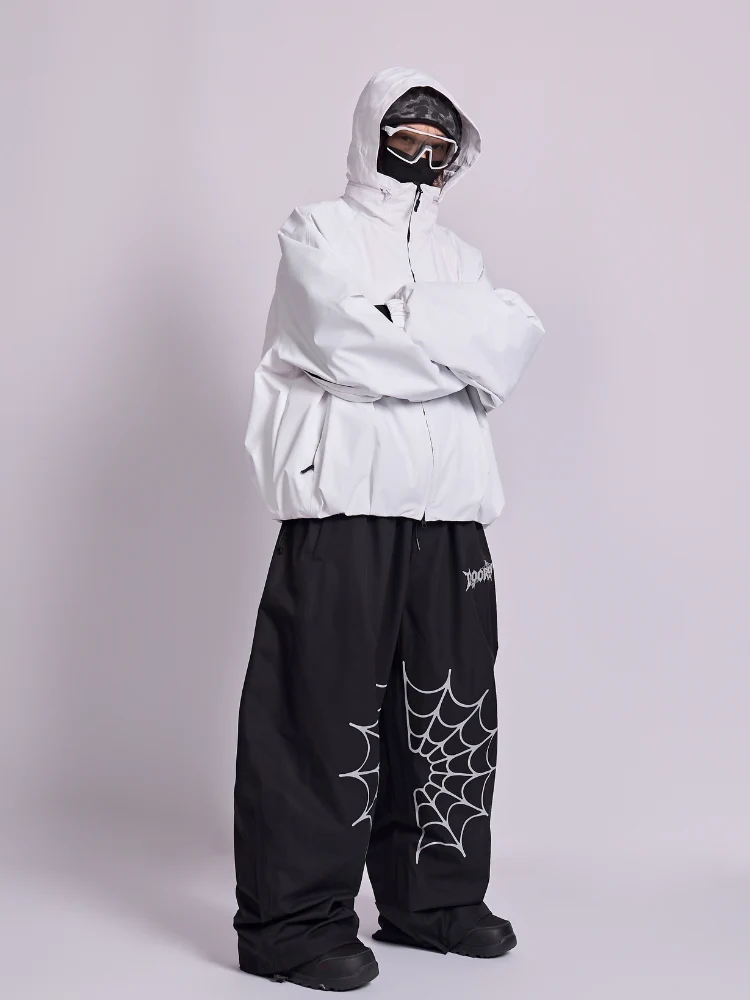 Doorek Spider Reflective Baggy Snow Pants - Unisex - Image 8