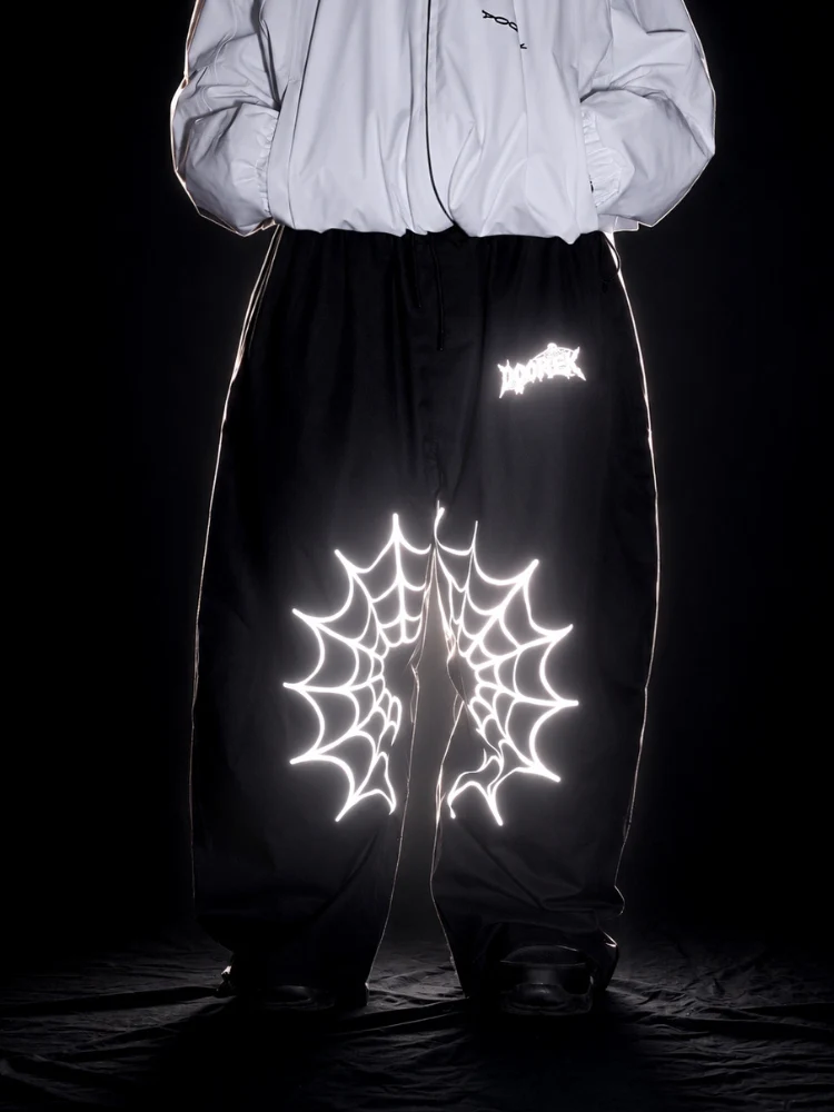 Doorek Spider Reflective Baggy Snow Pants - Unisex - Image 9