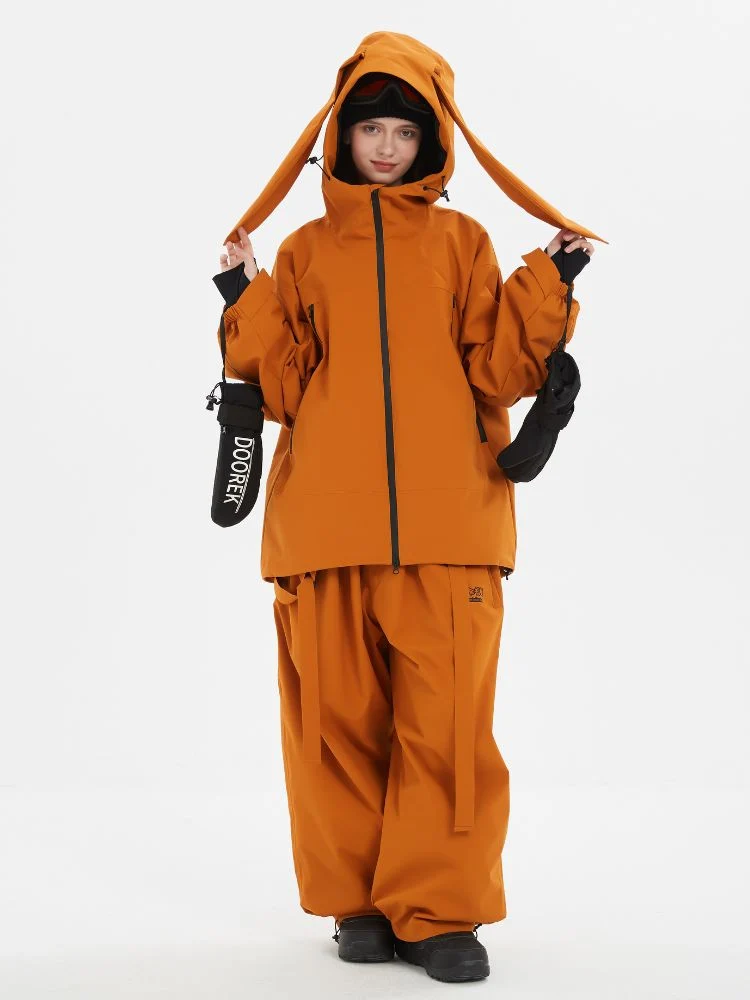 Doorek Suspender Baggy Snow Pants - Unisex - Image 14