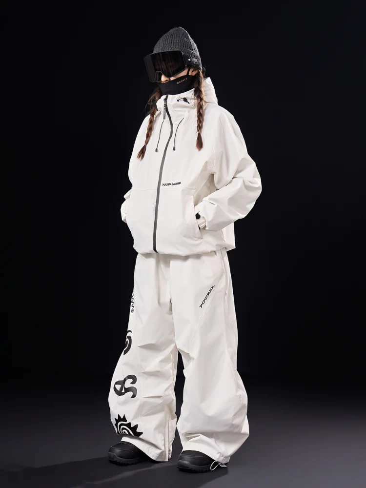 Doorek Totem Curved Baggy Snow Pants - Unisex - Image 6