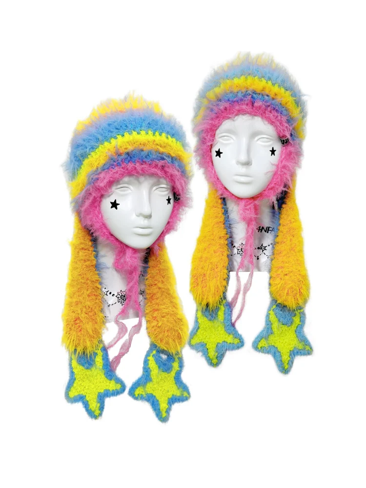 F4NFAN Cute Handmade Bunny Ear Beanie - Image 2
