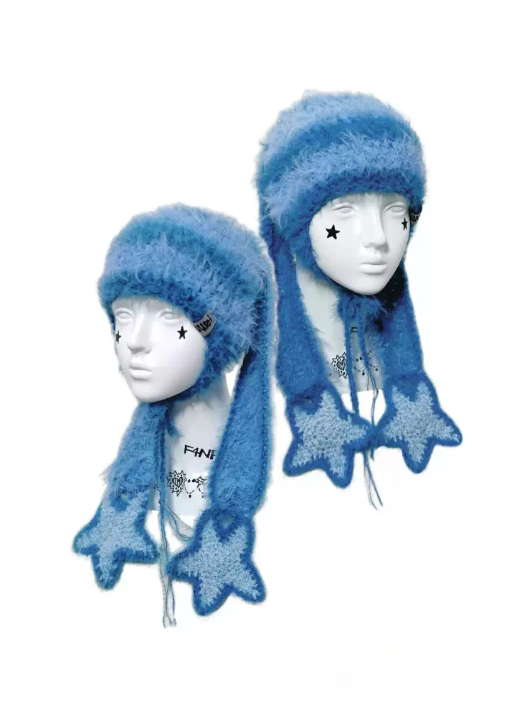 F4NFAN Cute Handmade Bunny Ear Beanie - Image 3