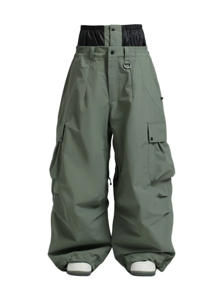 Gsou Snow Baggy Cargo Snowboard Pants - Unisex - Image 18