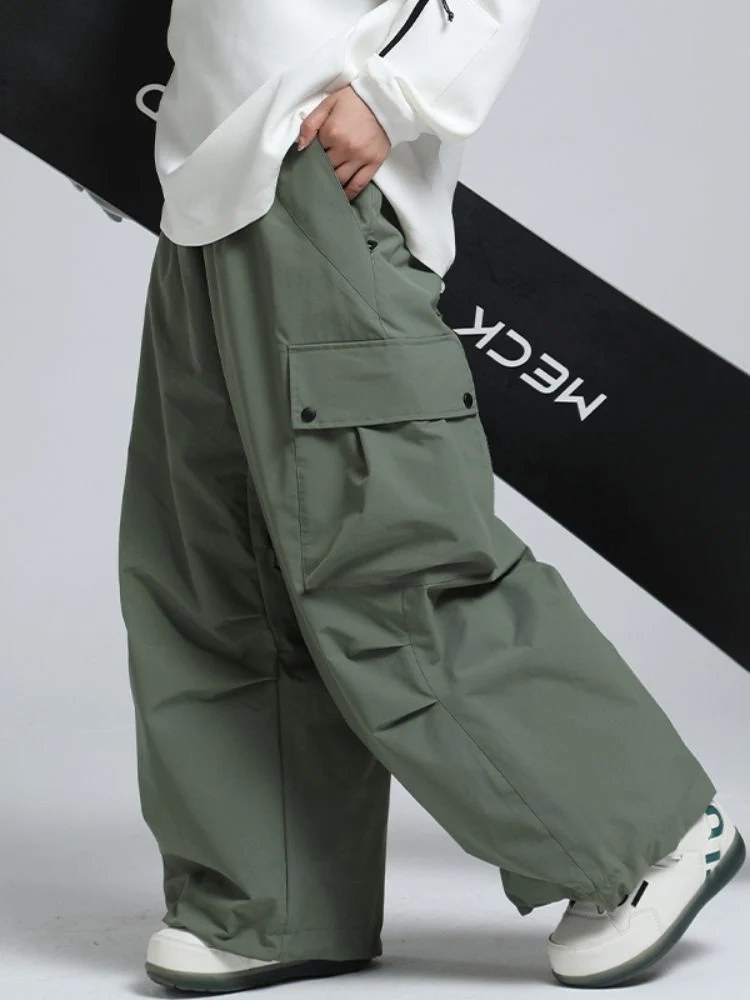 Gsou Snow Baggy Cargo Snowboard Pants - Unisex - Image 8