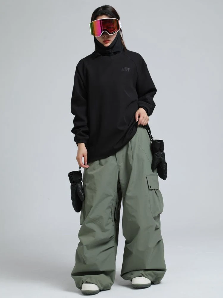 Gsou Snow Baggy Cargo Snowboard Pants - Unisex - Image 9