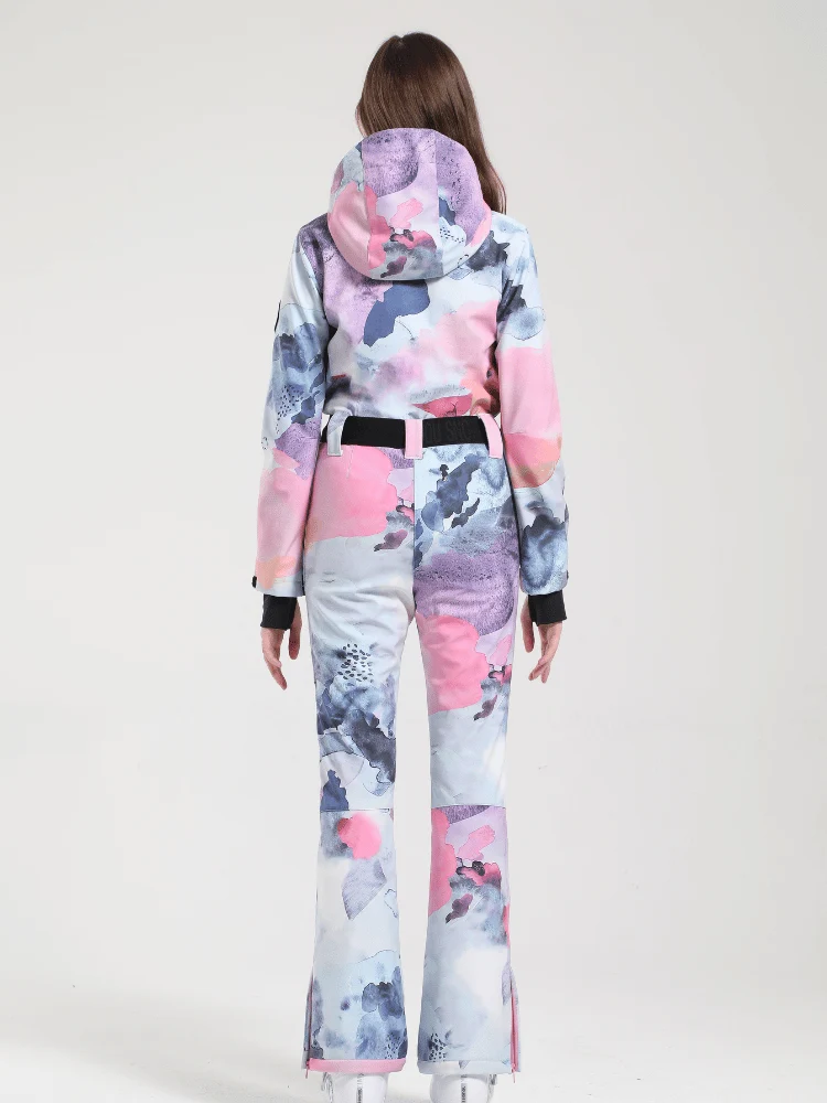 Gsou Snow Belted Flare Slim Ski Jumpsuit - Women's - Image 6