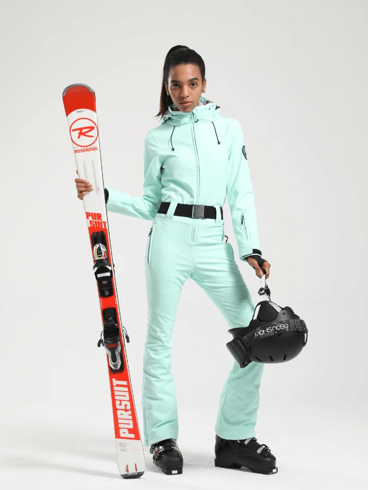 Gsou Snow Belted Flare Slim Ski Jumpsuit - Women's - Image 7