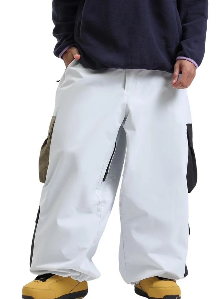 Gsou Snow Color Block Double Cargo Snow Pants - Unisex - Image 12