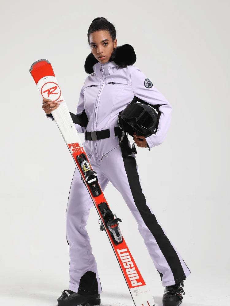 Gsou Snow Faux-Fur Slim Ski Jumpsuit - Women's - Image 11