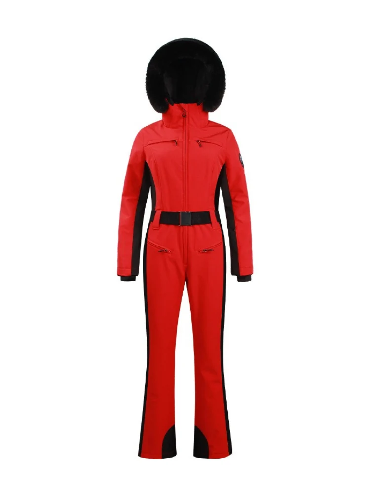 Gsou Snow Faux-Fur Slim Ski Jumpsuit - Women's - Image 15