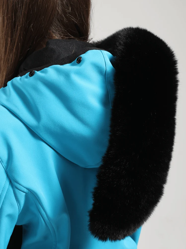 Gsou Snow Faux-Fur Slim Ski Jumpsuit - Women's - Image 17