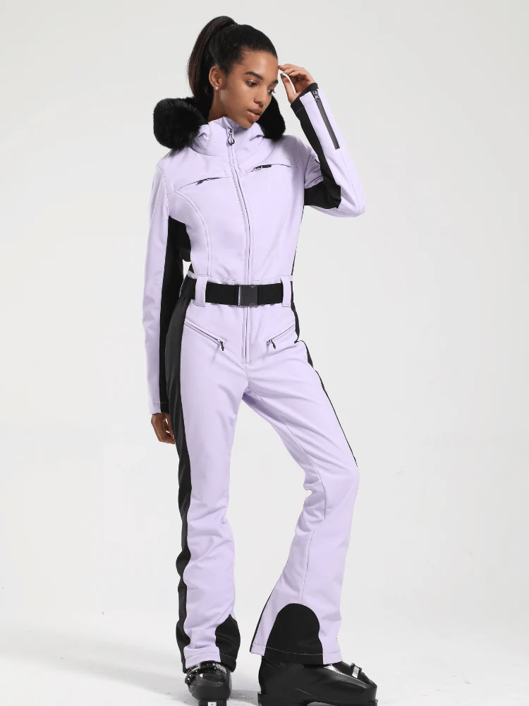 Gsou Snow Faux-Fur Slim Ski Jumpsuit - Women's - Image 8