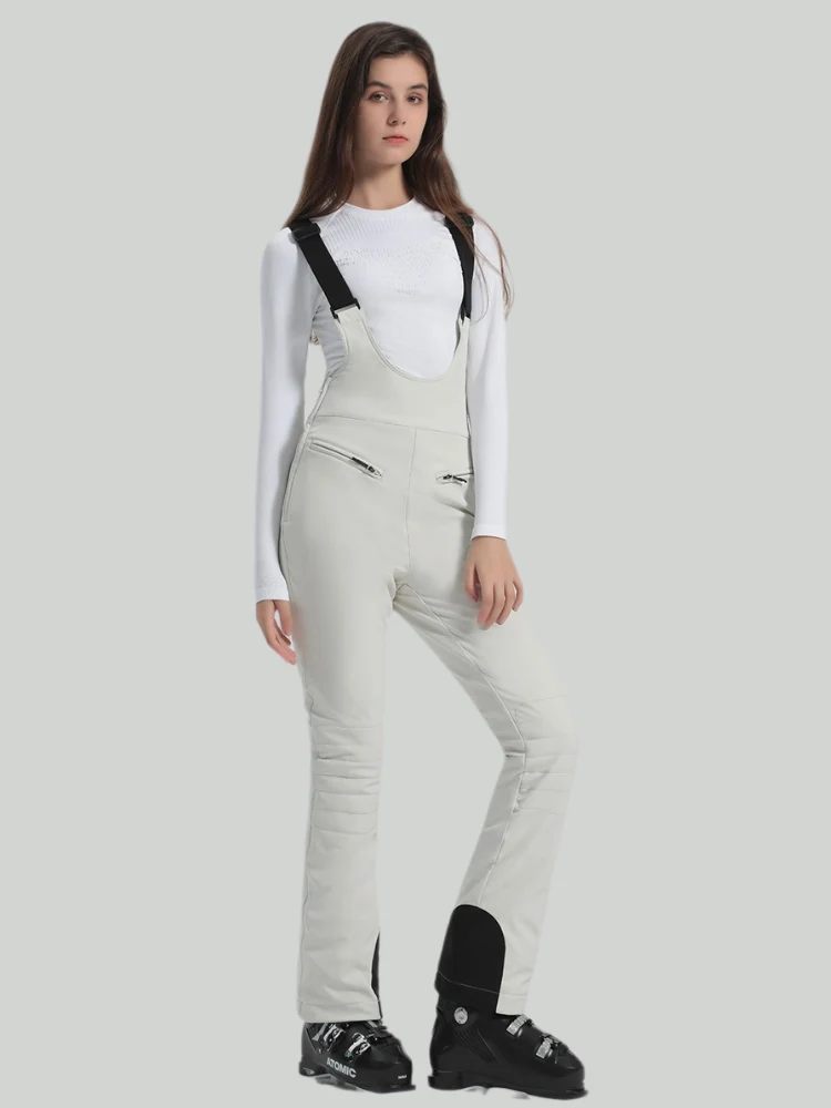 Gsou Snow High Rise Flare Snow Bib Pants [Limited Region] - Image 4