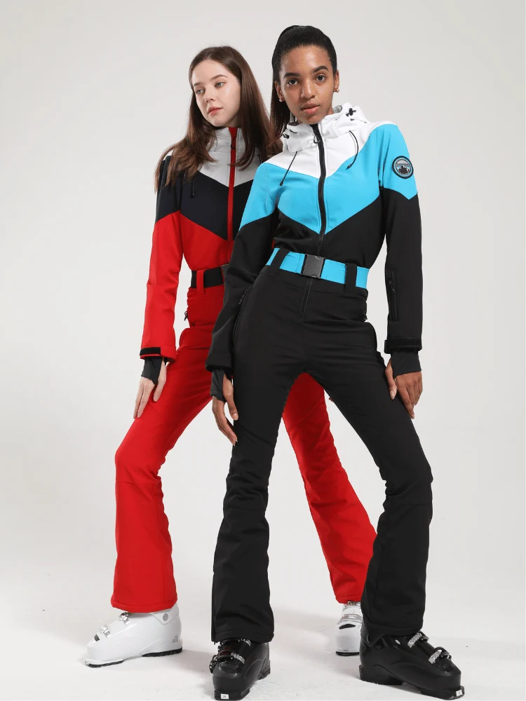 Gsou Snow Retro Belted Slim Ski Jumpsuit [Limited Region] - Image 4