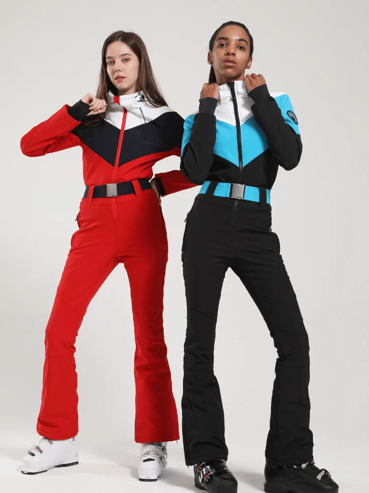 Gsou Snow Retro Belted Slim Ski Jumpsuit [Limited Region] - Image 5