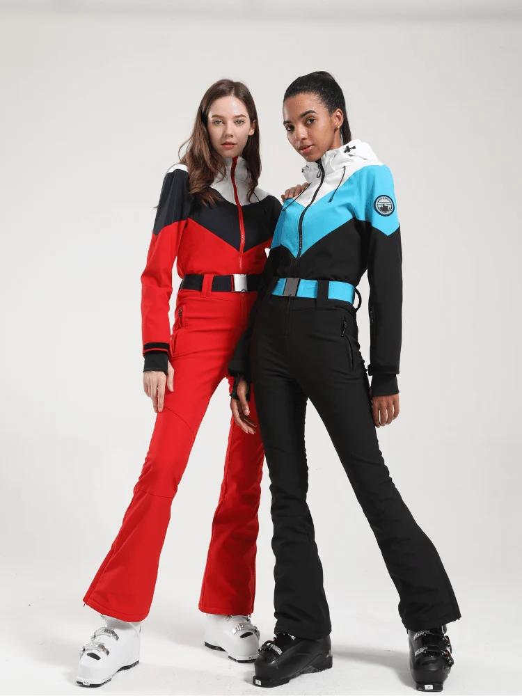 Gsou Snow Retro Belted Slim Ski Jumpsuit [Limited Region] - Image 6