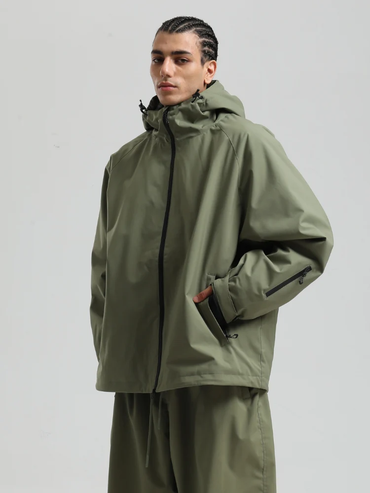 Gsou Snow Sleek Oversized Snow Jacket – Men's - Image 11