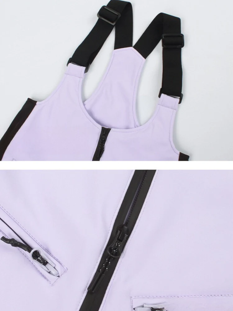 Gsou Snow Trendy Slim Fit Snow Bibs - Women's - Image 11