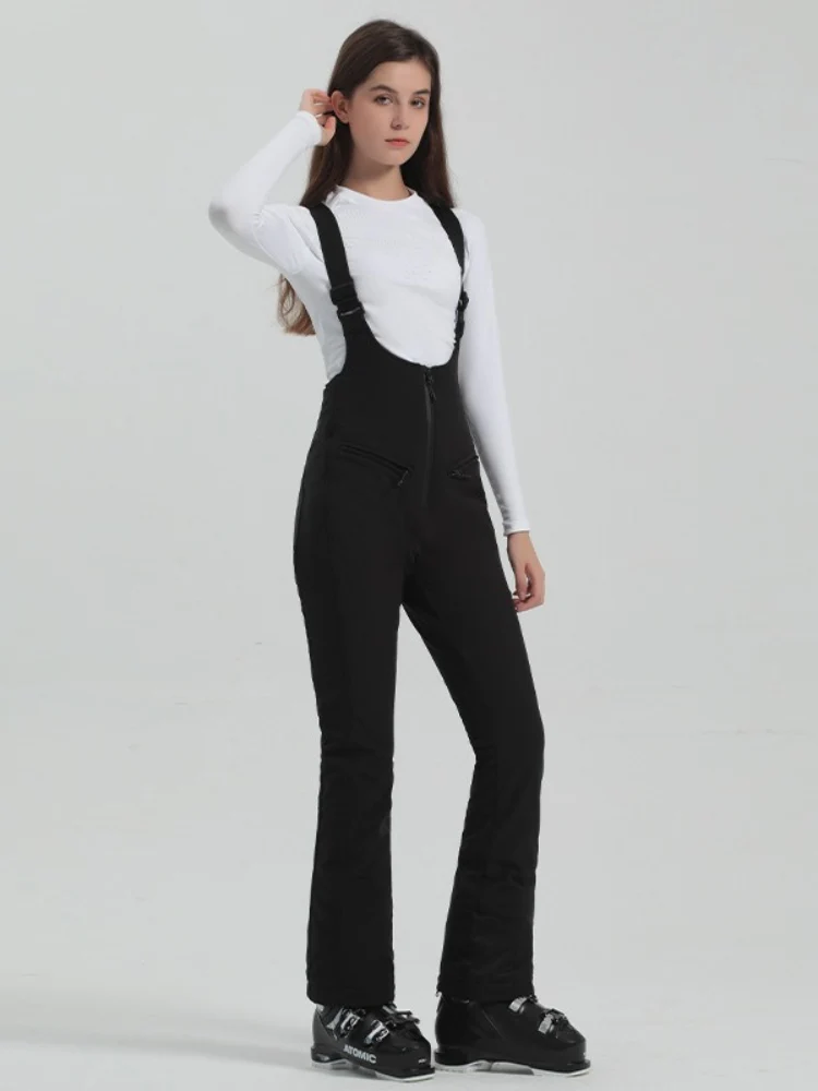 Gsou Snow Trendy Slim Fit Snow Bibs - Women's - Image 5
