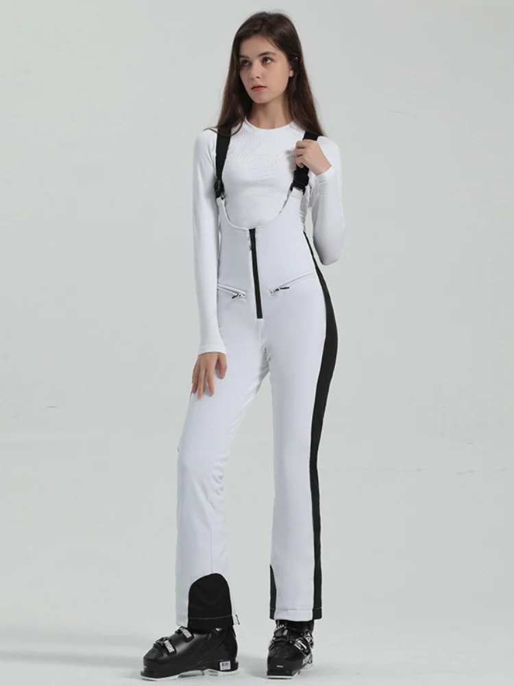 Gsou Snow Trendy Slim Fit Snow Bibs - Women's - Image 6
