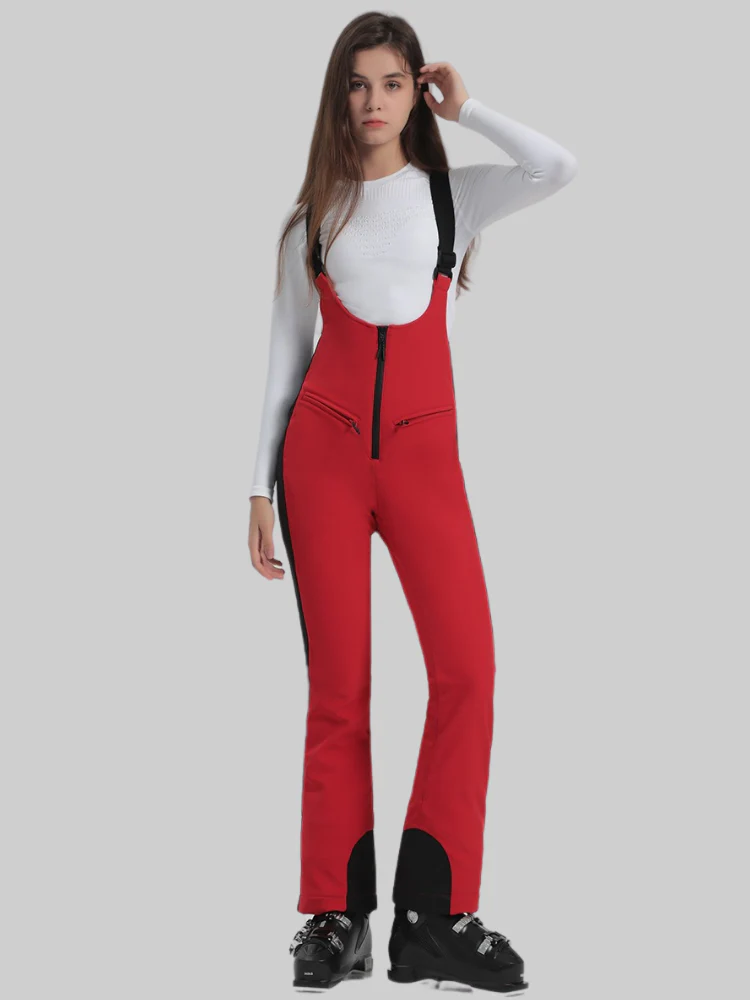 Gsou Snow Trendy Slim Fit Snow Bibs - Women's - Image 9