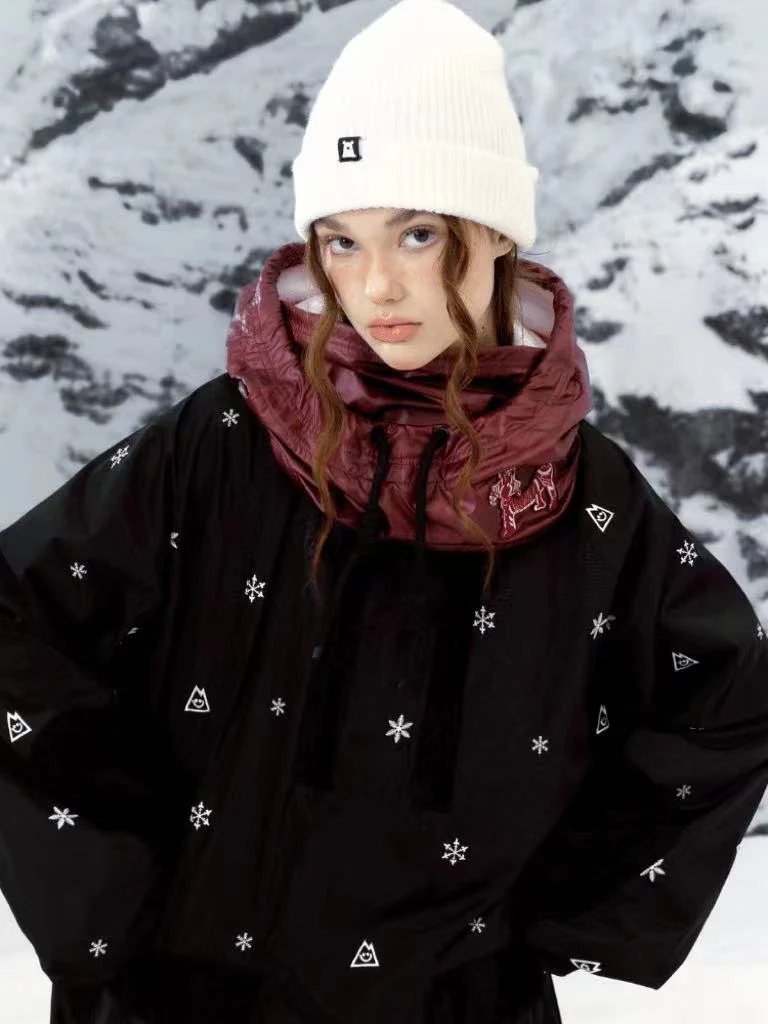 Hellystudio Black Snow Fleece Jacket - Unisex - Image 5