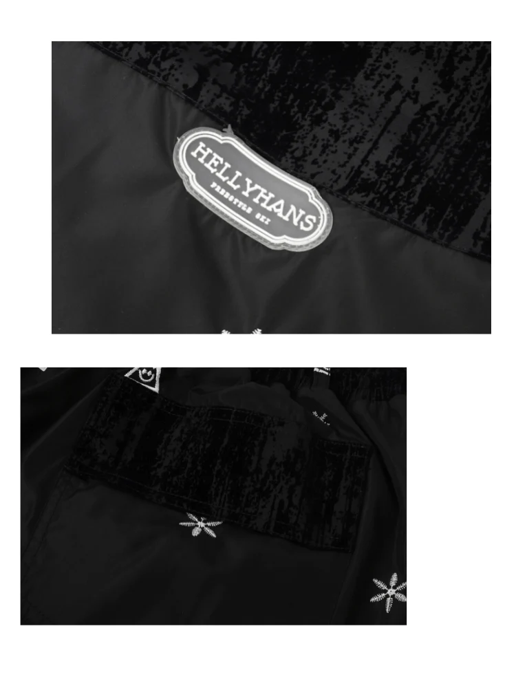 Hellystudio Black Snow Fleece Jacket - Unisex - Image 8