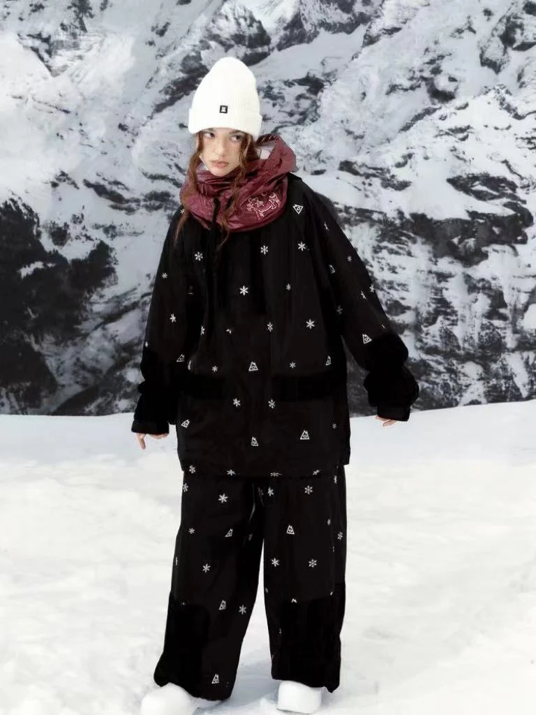 Hellystudio Black Snow Fleece Pants - Unisex - Image 9