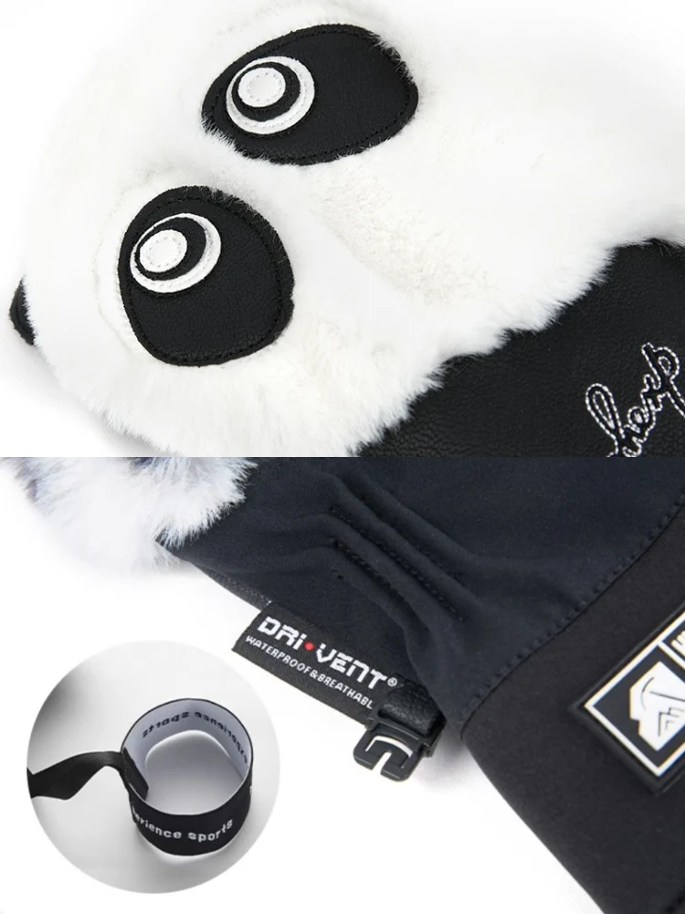 High Experience Unisex Plush Cute Ski Mittens - Image 4