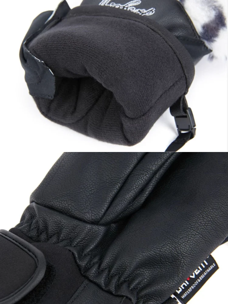 High Experience Unisex Plush Cute Ski Mittens - Image 5