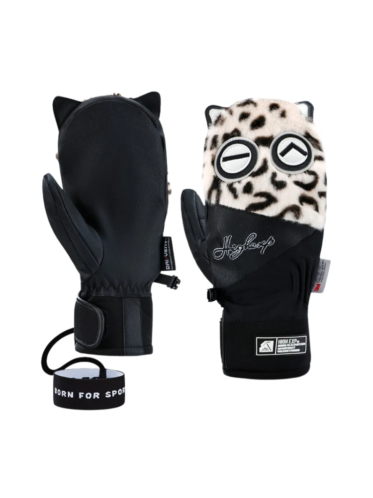High Experience Unisex Plush Cute Ski Mittens - Image 8