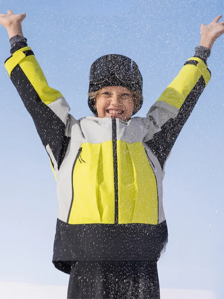 Highker Kids Colorblock 3L Insulated Ski Jacket - Image 12