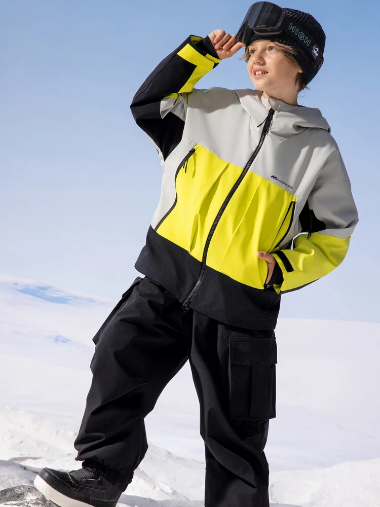 Highker Kids Colorblock 3L Insulated Ski Jacket - Image 14