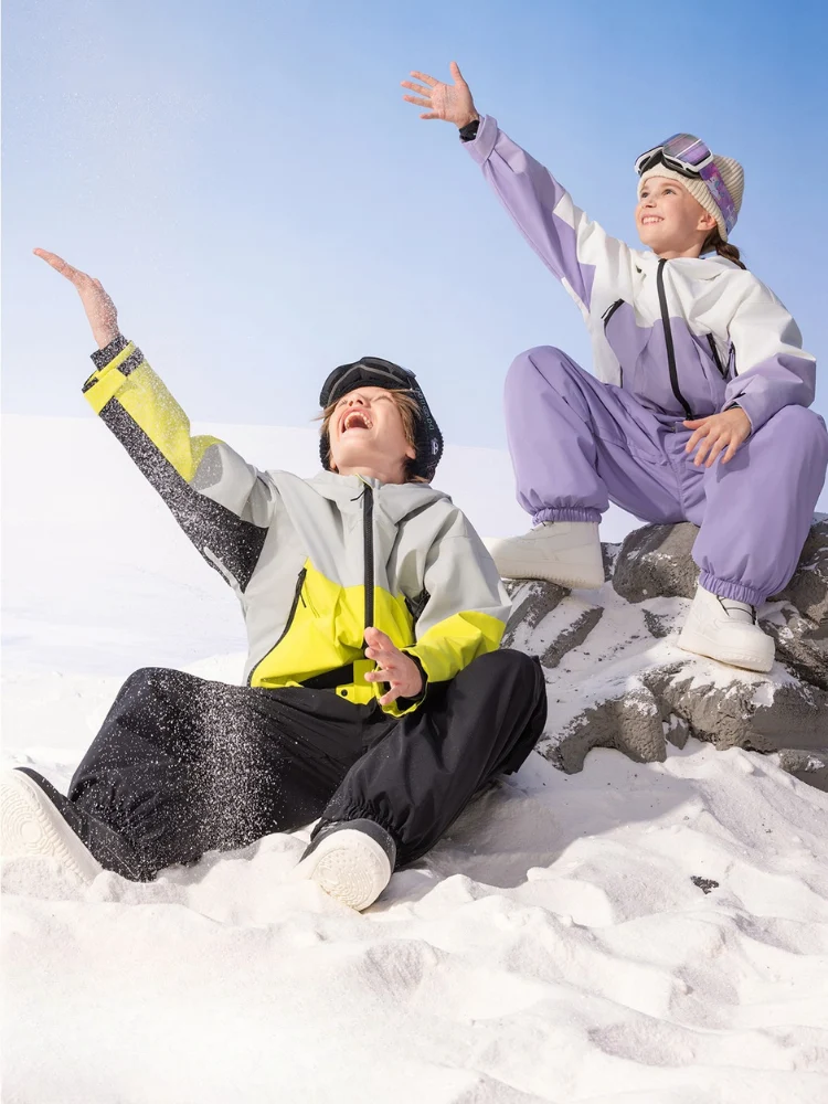 Highker Kids Colorblock 3L Insulated Ski Jacket - Image 15