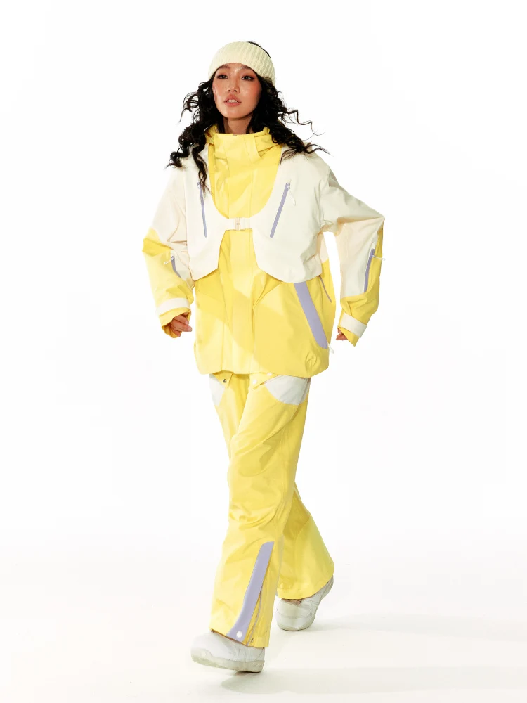 LITAN Chic Macaron Vest Snow Jacket - Women's - Image 3