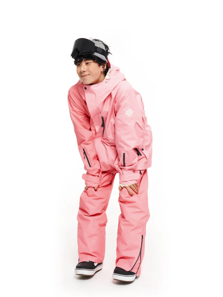 LITAN Gradient Color Mountain Snow Jacket - Men's - Image 14