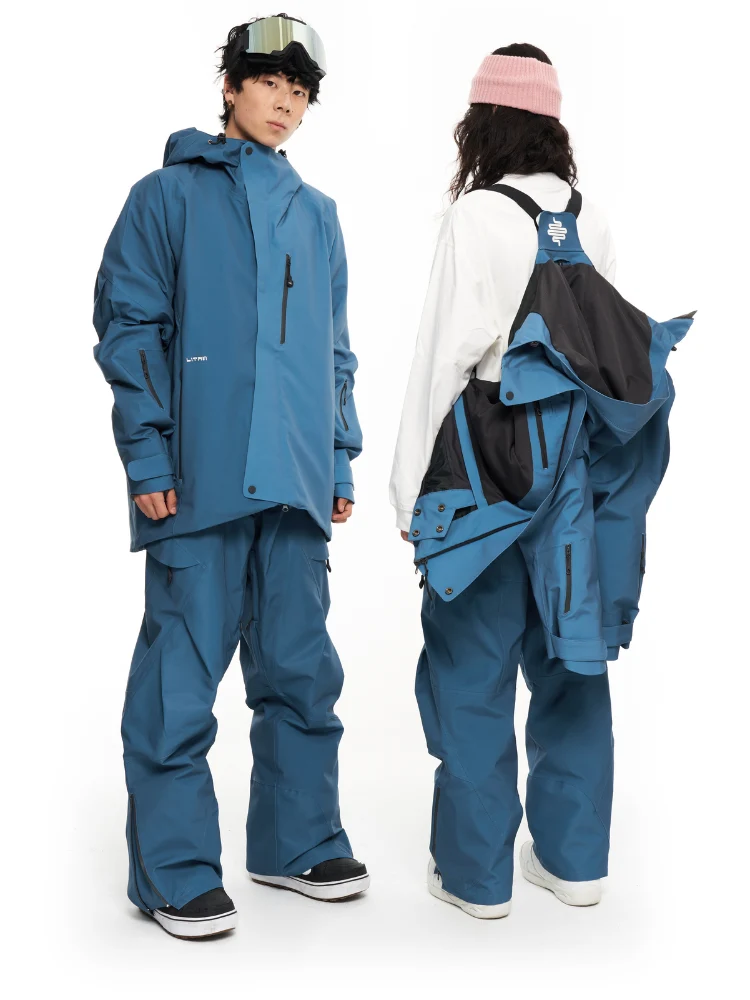 LITAN Gradient Color Mountain Snow Pants - Women's - Image 14