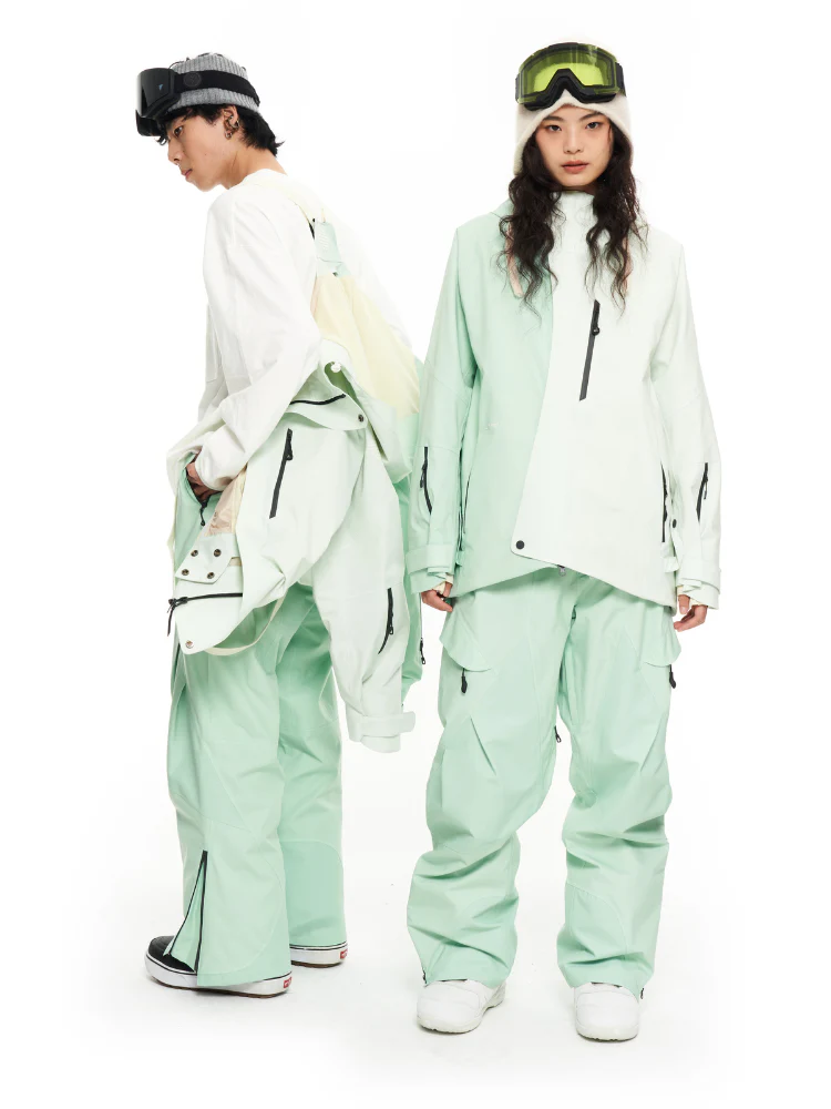 LITAN Gradient Color Mountain Snow Suit - Unisex - Image 13