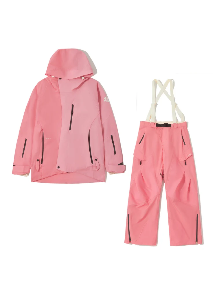 LITAN Gradient Color Mountain Snow Suit - Unisex - Image 3