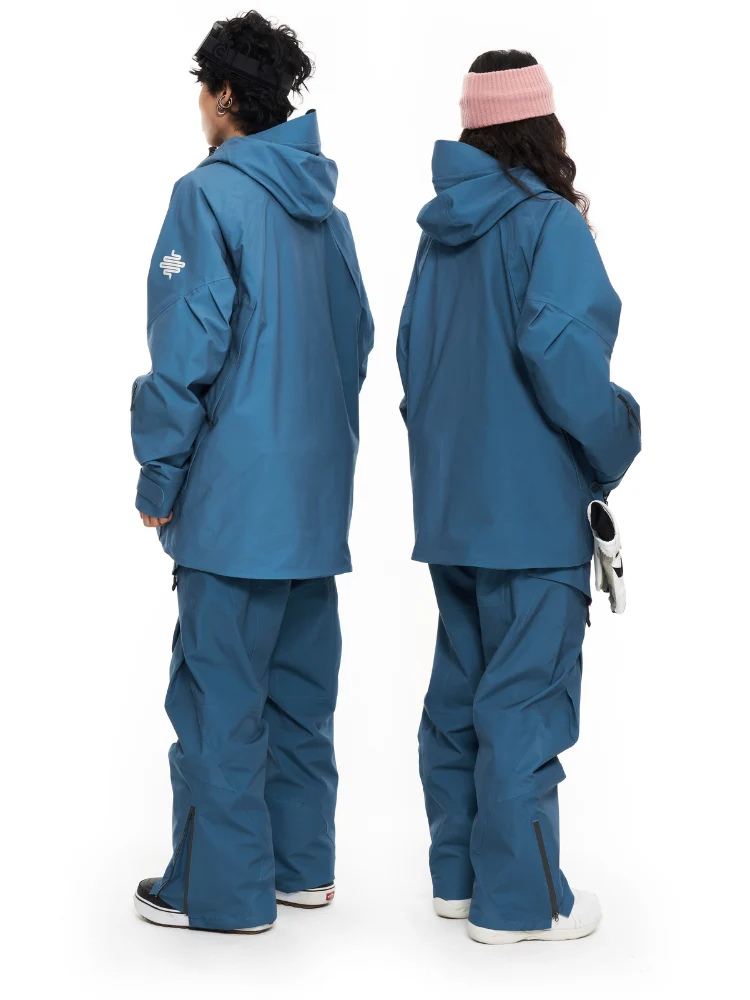 LITAN Gradient Color Mountain Snow Suit - Unisex - Image 9