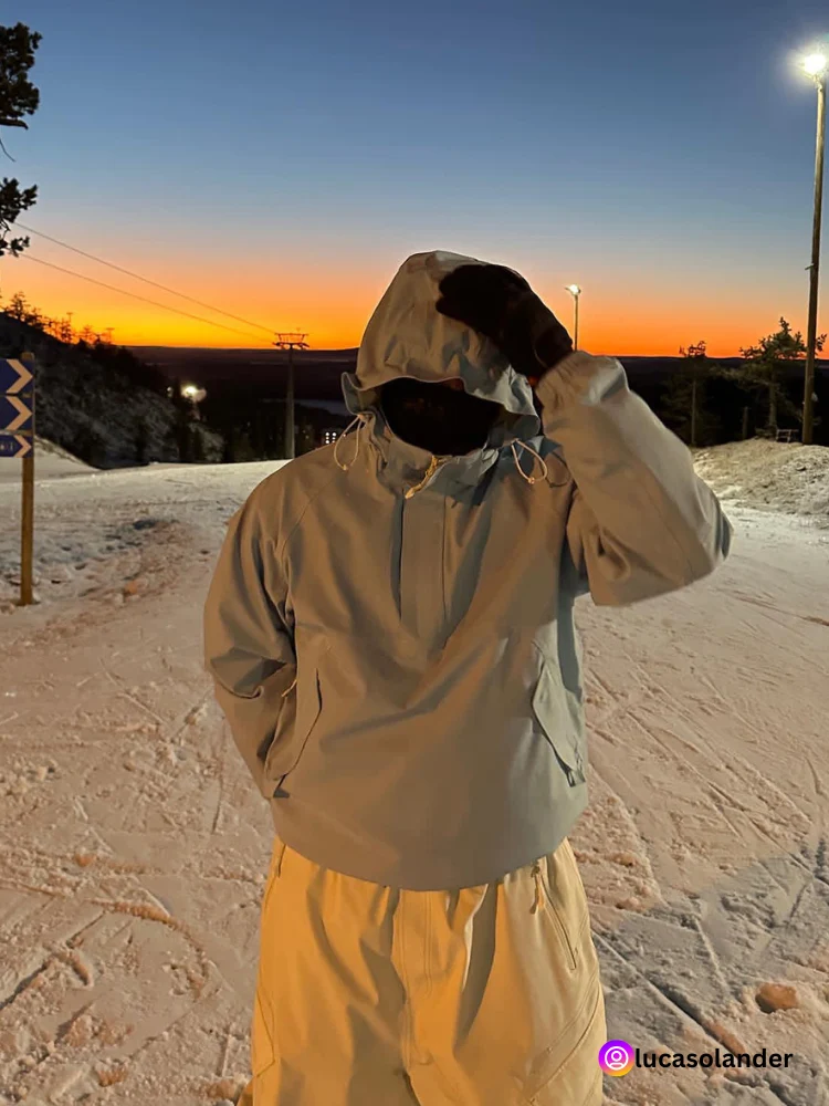 LITAN White Cargo Baggy Snow Pants - Unisex - Image 12