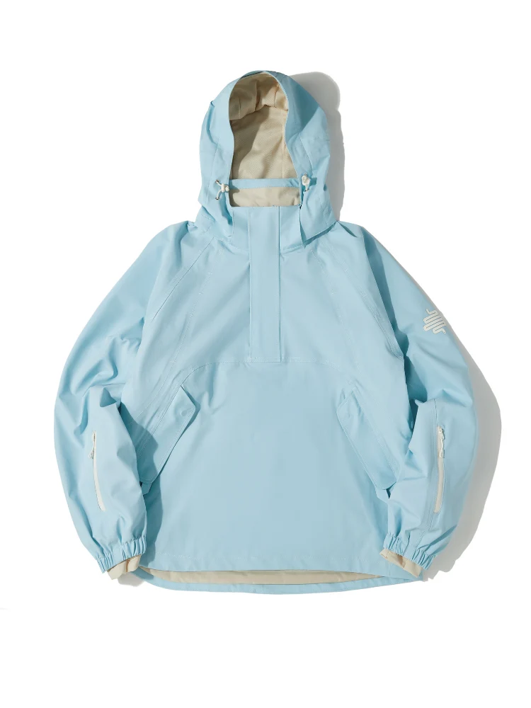 LITAN Sky Blue Soft Shell Pullover - Unisex - Image 8