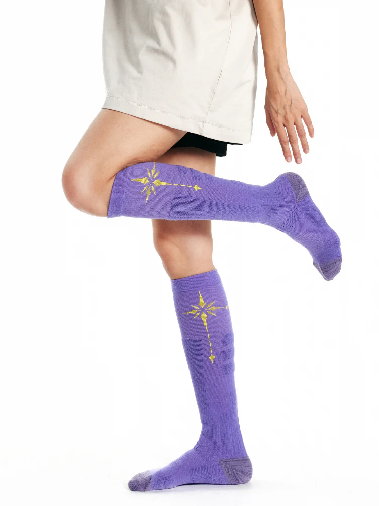 LITAN Unisex Merino Wool Ski Socks - Image 2