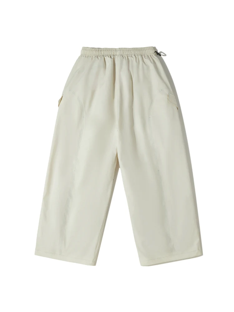 LITAN White Cargo Baggy Snow Pants - Unisex - Image 9