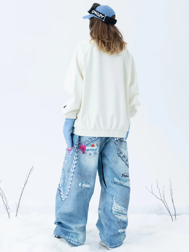 Molocoster 3D Print Baggy Snow Pant - Unisex - Image 10