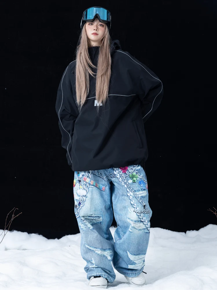 Molocoster 3D Print Baggy Snow Pant - Unisex - Image 11