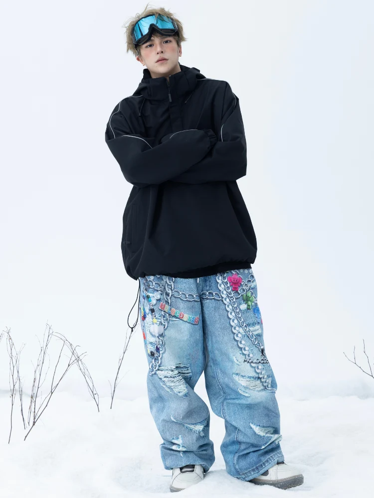 Molocoster 3D Print Baggy Snow Pant - Unisex - Image 6