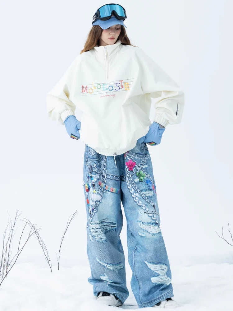 Molocoster 3D Print Baggy Snow Pant - Unisex - Image 8